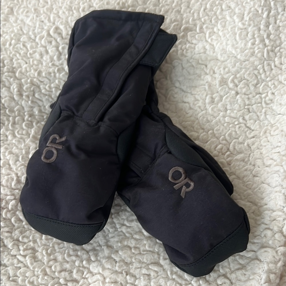 Toddlers’ Adrenaline Mitts Black Outdoor Research Mittens